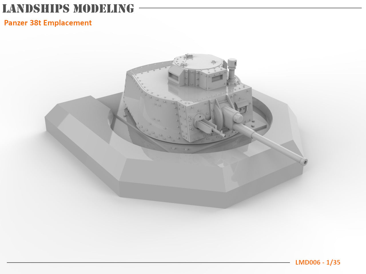 LMD006 - Panzer 38t Emplacement