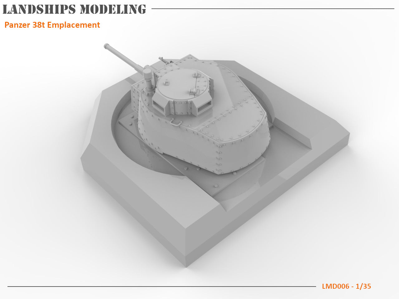 LMD006 - Panzer 38t Emplacement