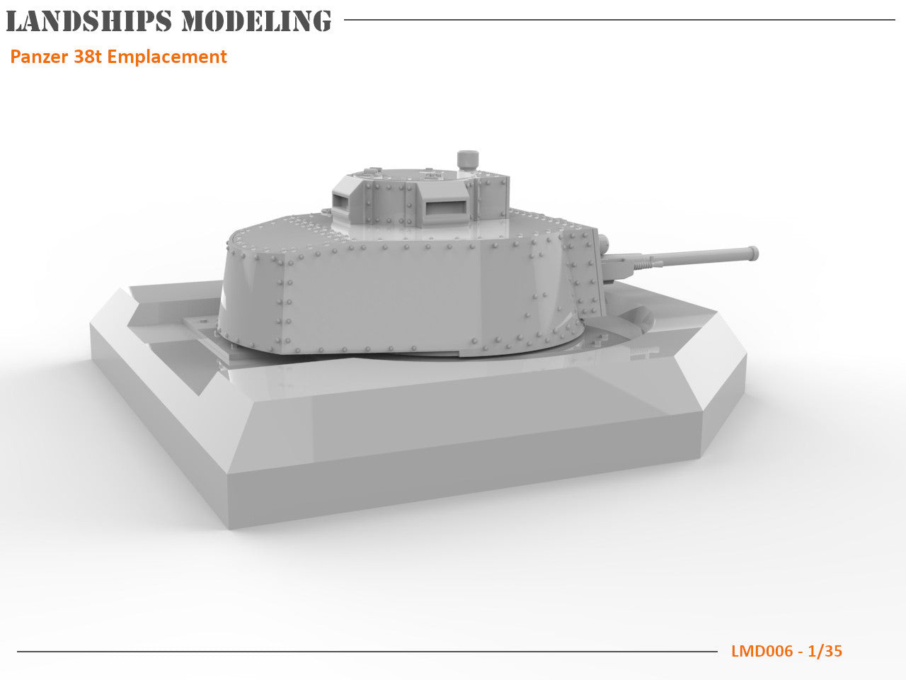 LMD006 - Panzer 38t Emplacement