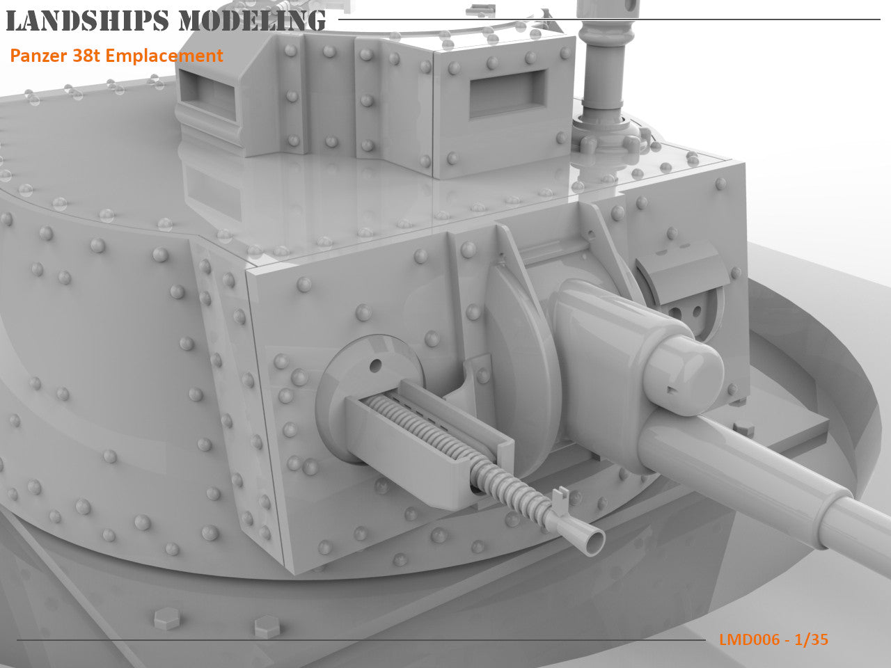 LMD006 - Panzer 38t Emplacement
