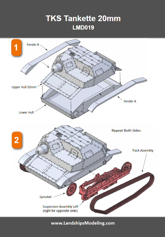LMD019 - TKS Tankette (Solothurn 20mm)