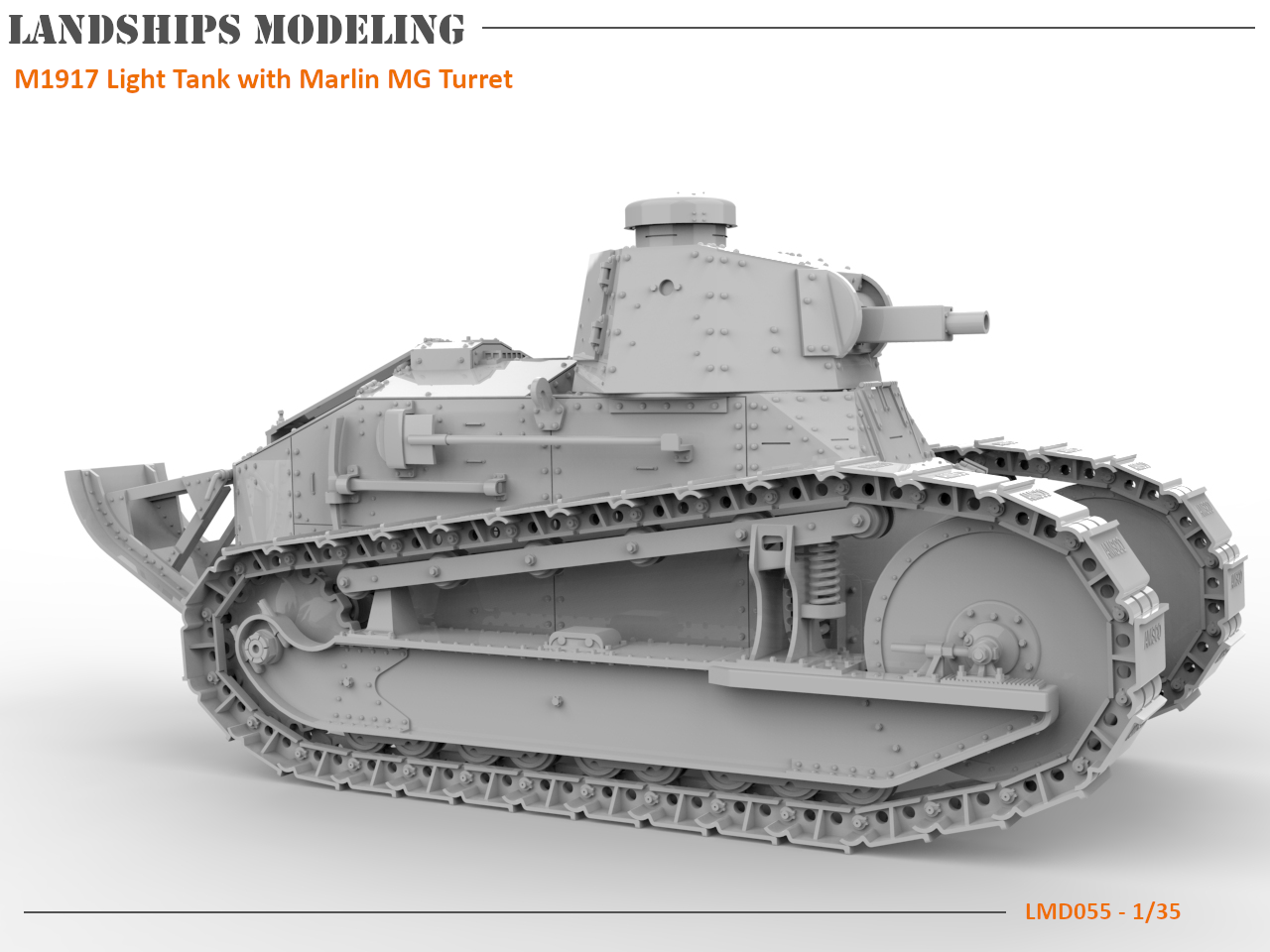 LMD055 - M1917 Light Tank with Marlin MG Turret