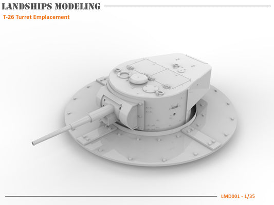 LMD001 - T-26 Turret Emplacement