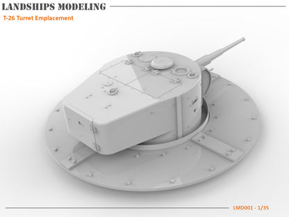 LMD001 - T-26 Turret Emplacement