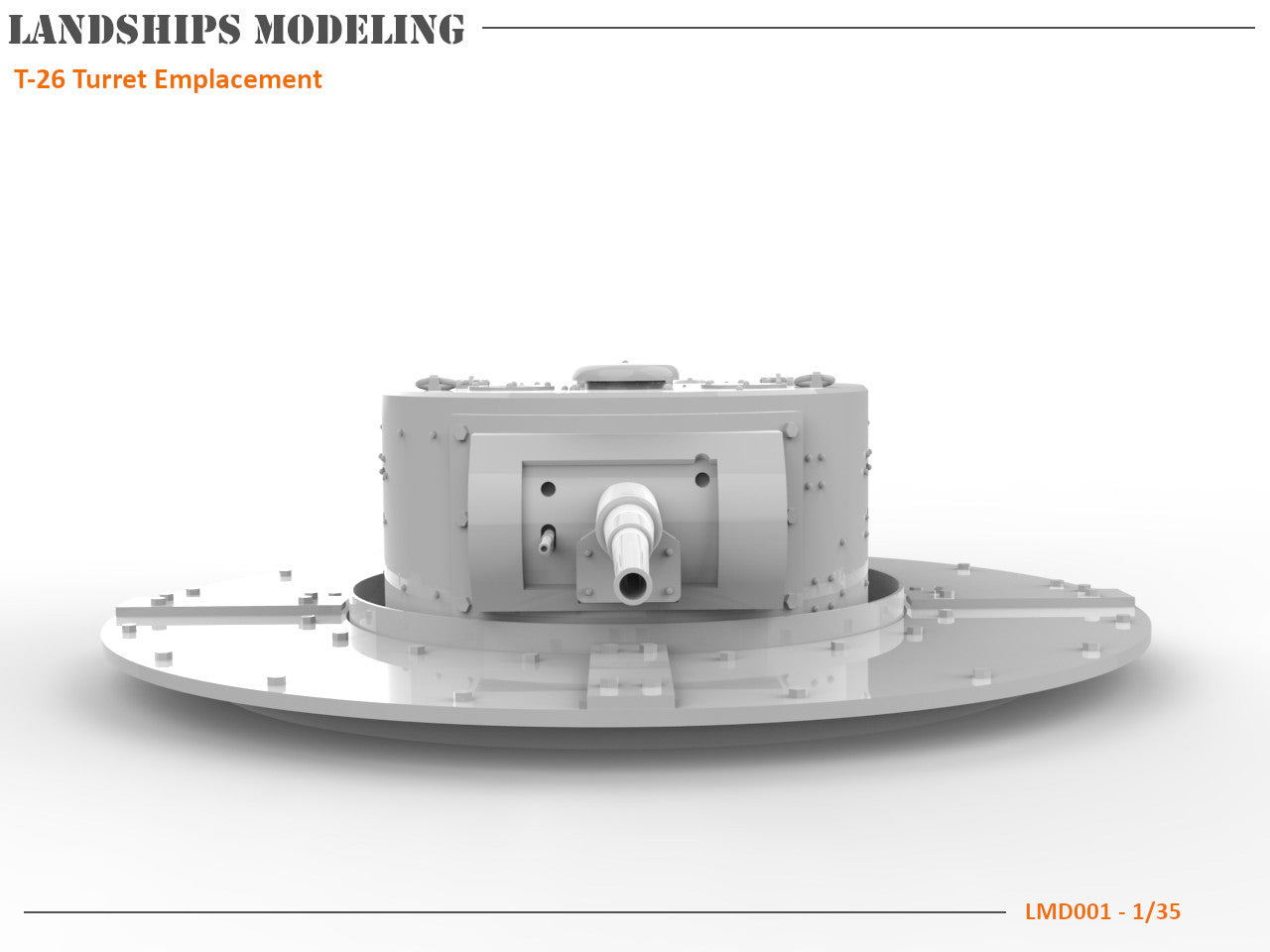 LMD001 - T-26 Turret Emplacement