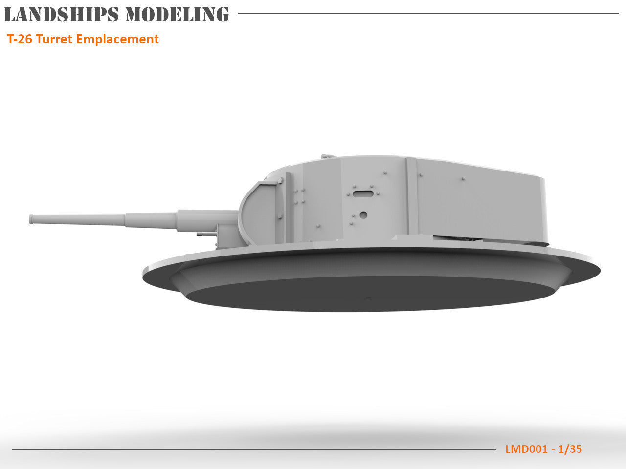 LMD001 - T-26 Turret Emplacement