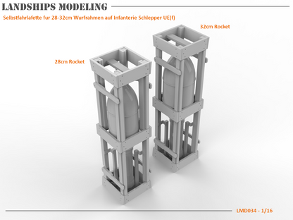 LMD034 - Selbstfahrlafette fur 28-32cm Wurfrahmen auf Infanterie Schlepper UE(f)