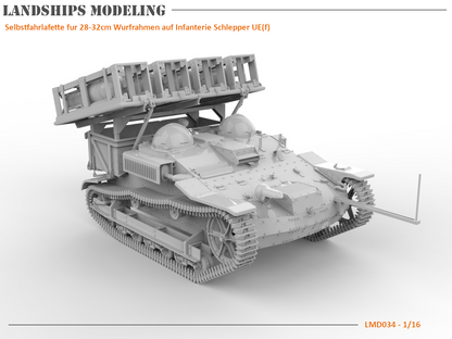 LMD034 - Selbstfahrlafette fur 28-32cm Wurfrahmen auf Infanterie Schlepper UE(f)