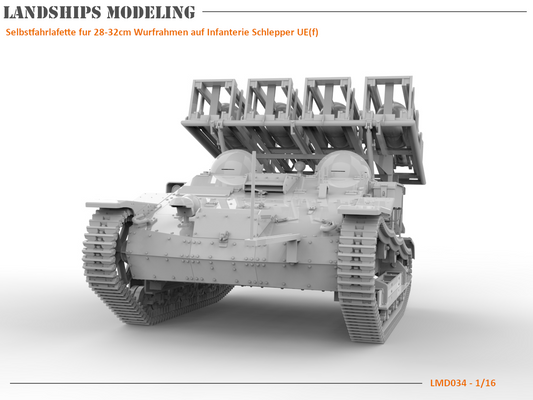 LMD034 - Selbstfahrlafette fur 28-32cm Wurfrahmen auf Infanterie Schlepper UE(f)