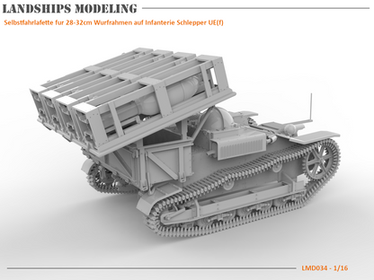 LMD034 - Selbstfahrlafette fur 28-32cm Wurfrahmen auf Infanterie Schlepper UE(f)