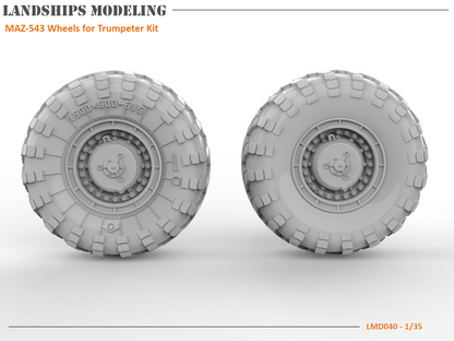 LMD040 - MAZ-543 Wheels for Trumpeter Kits