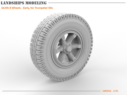 LMD056 - Sd.Kfz 8 Wheels Early, for Trumpeter Kits
