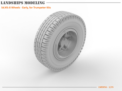 LMD056 - Sd.Kfz 8 Wheels Early, for Trumpeter Kits