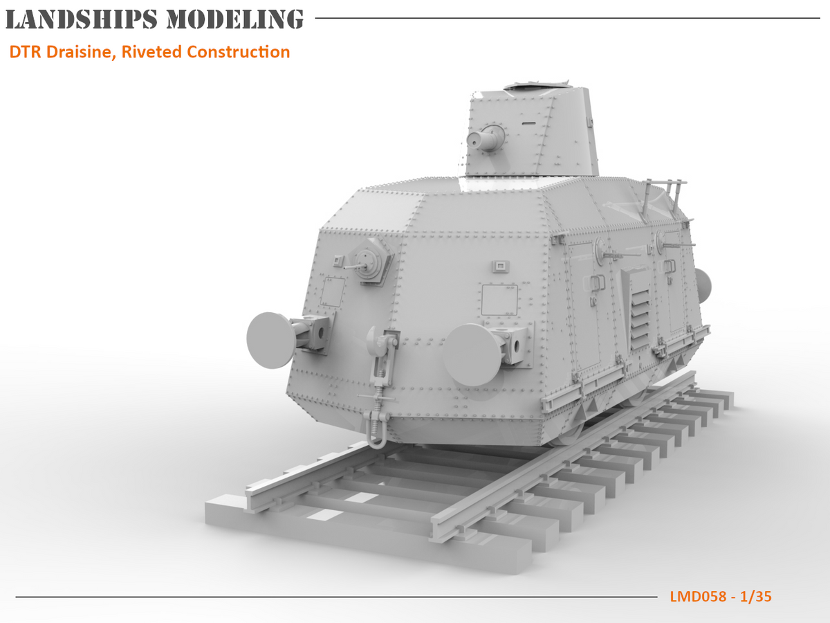 LMD058 - DTR Draisine, Riveted Construction