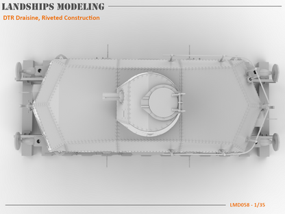 LMD058 - DTR Draisine, Riveted Construction